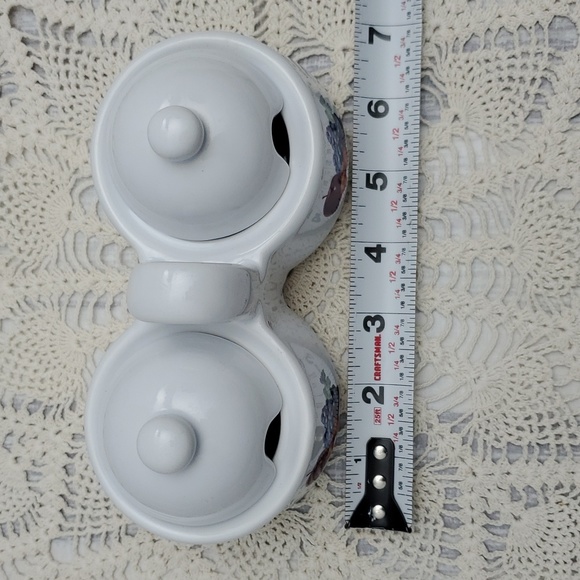 Vintage Houston Harvest Double Jam or Jelly Pot - Picture 5 of 9